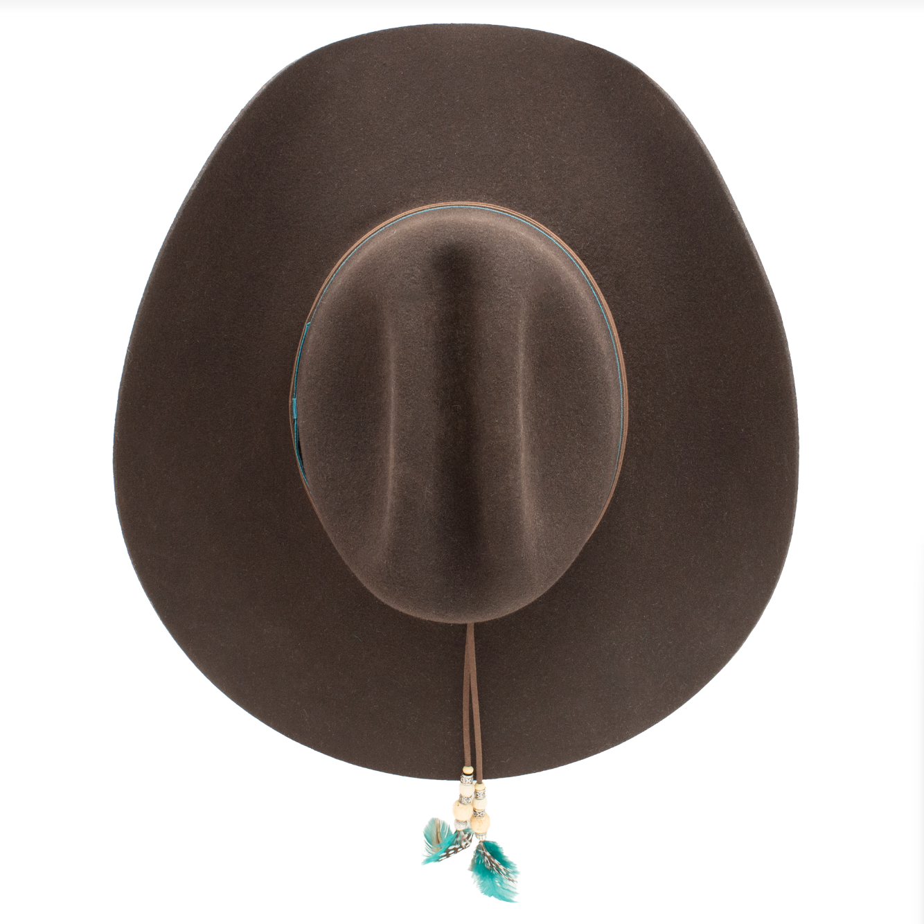 Lainey Wilson Arrowhead Wool Felt Texana Hat- Chocolate
