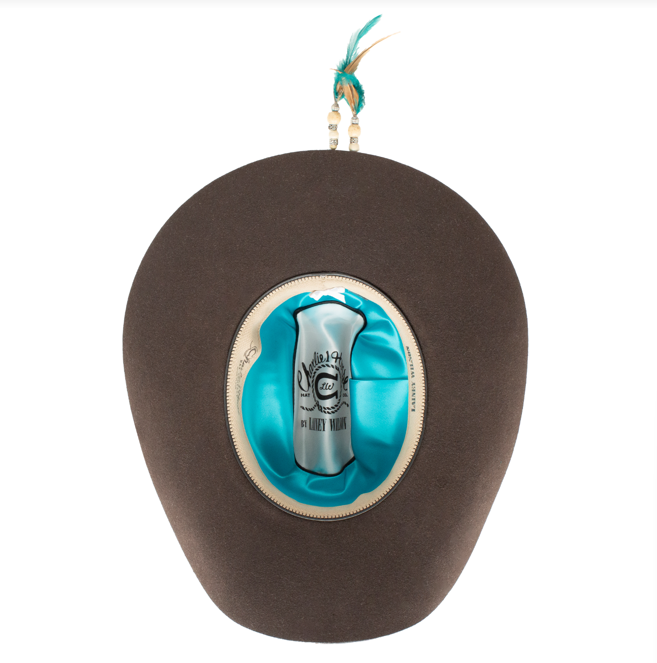 Lainey Wilson Arrowhead Wool Felt Texana Hat- Chocolate