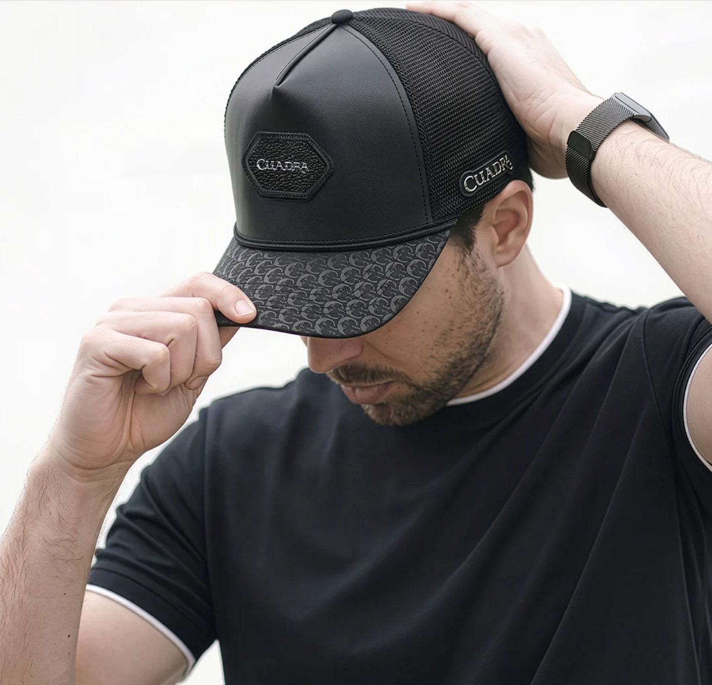 Cuadra Manta Diseno Patch Trucker Hat Gorra