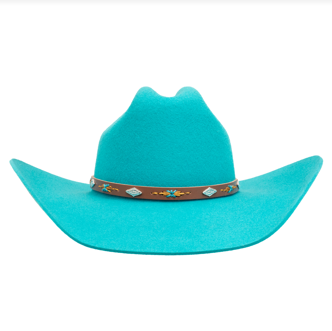 Stetson Lone Ridge Wool Felt Texana Hat - Turquoise