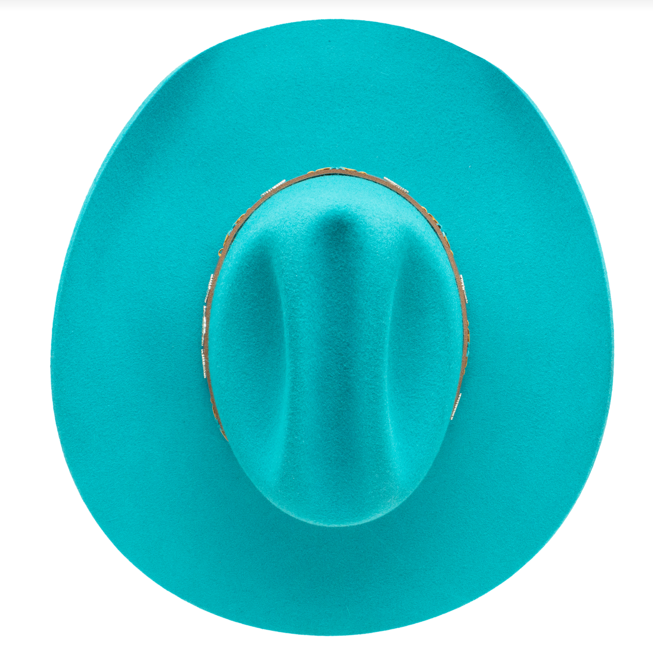 Stetson Lone Ridge Wool Felt Texana Hat - Turquoise