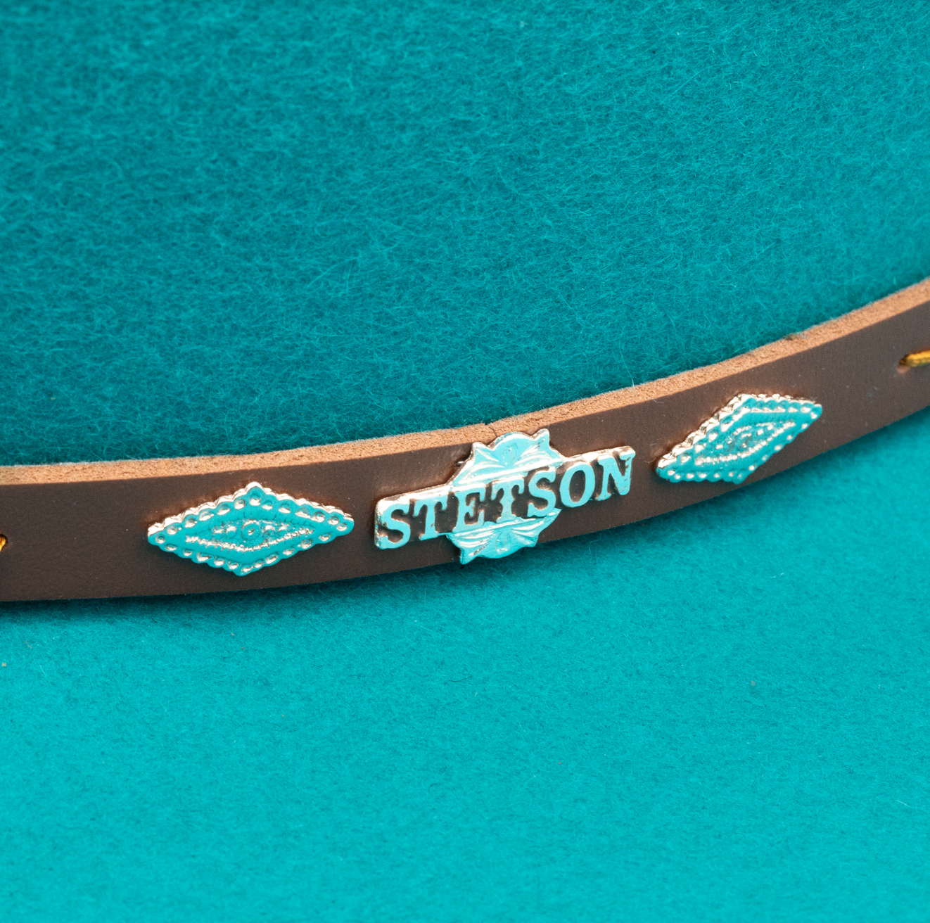 Stetson Lone Ridge Wool Felt Texana Hat - Turquoise