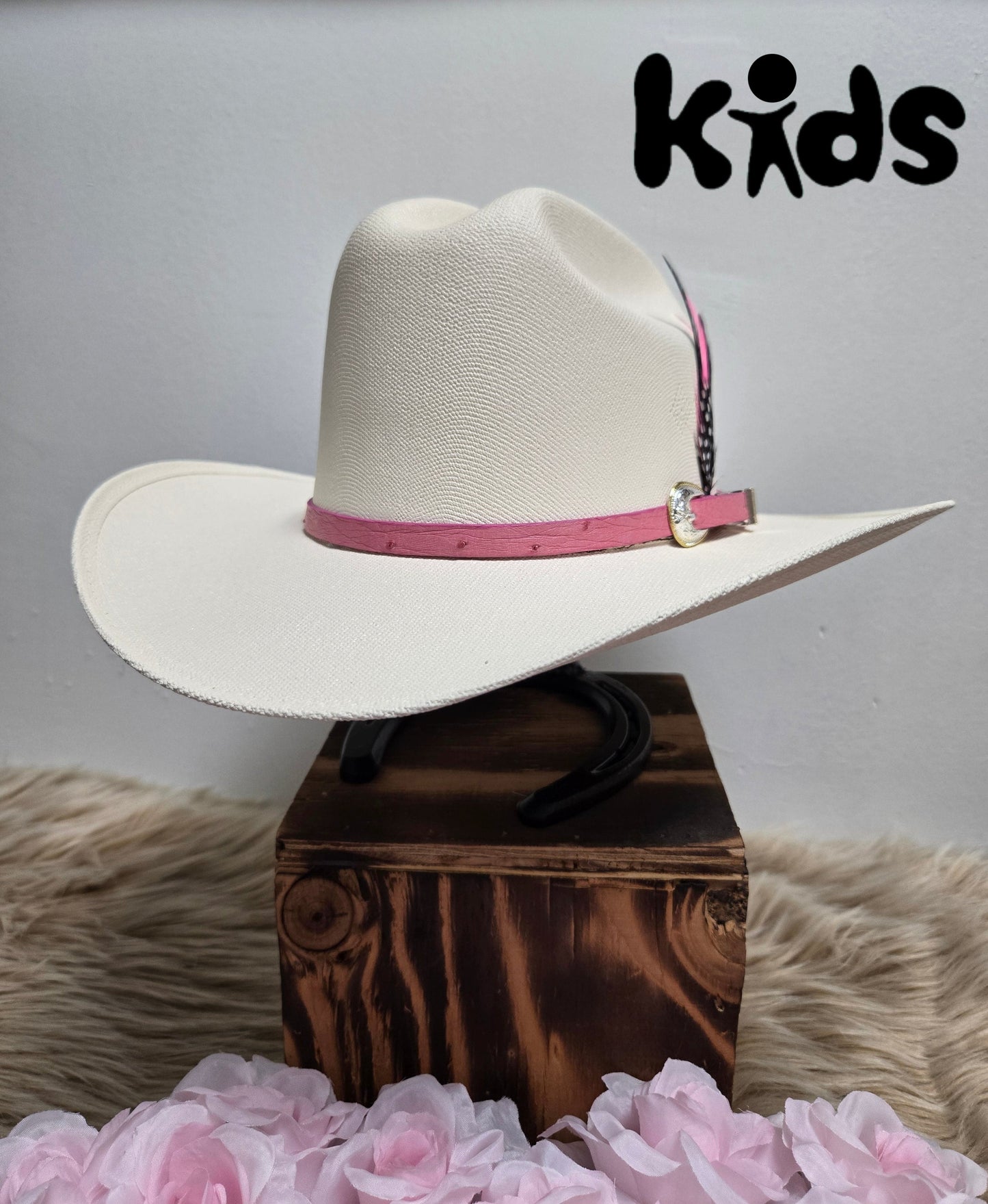 Fresita Nina Sinaloa Sombrero Cowgirl Hat w/ Pink Hatband