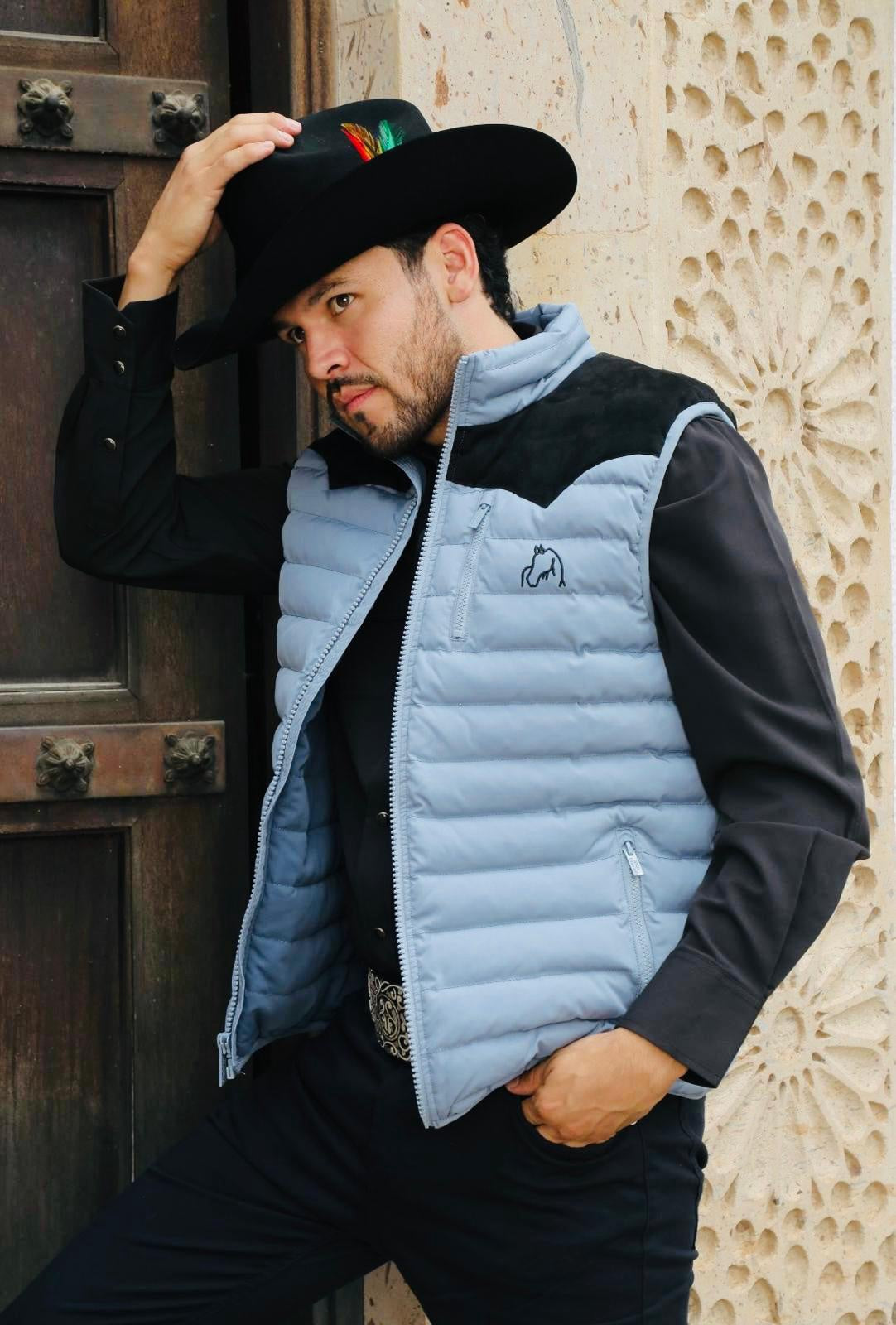 White Diamond Mens Puffer Vest Chaleco Acolchado