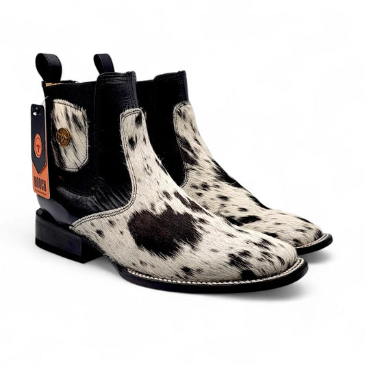 Hooch Mens Cow Hair Ankle Boots