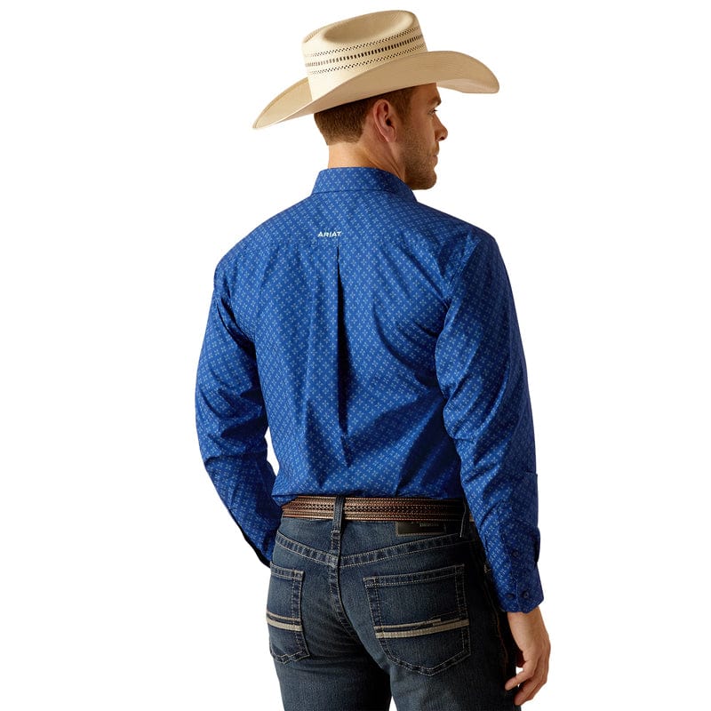 Ariat Mens Peterson Classic Fit Shirt - Directoire Blue
