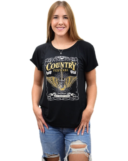 Liberty Wear Womens Country Fest TShirt
