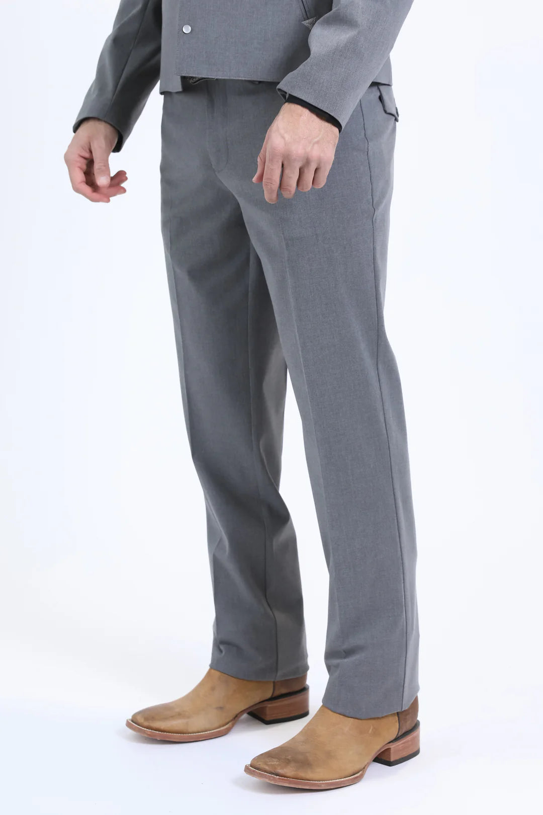 Platini Mens Western Sport Suit - Grey