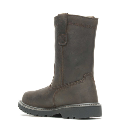 Wolverine Mens Floorhand Waterproof 10" Wellington  - DK Brown