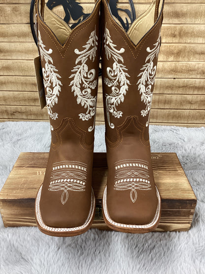 Hooch Womens Vine Embroidery Boot - Honey H22M2651F