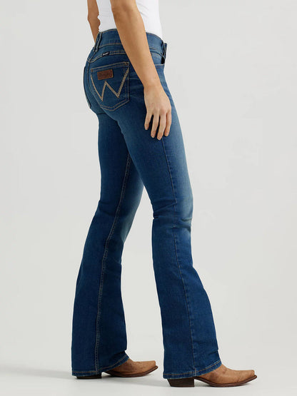 Wrangler Womens Retro Mae Mid Rise Bootcut Jean -Vivianna