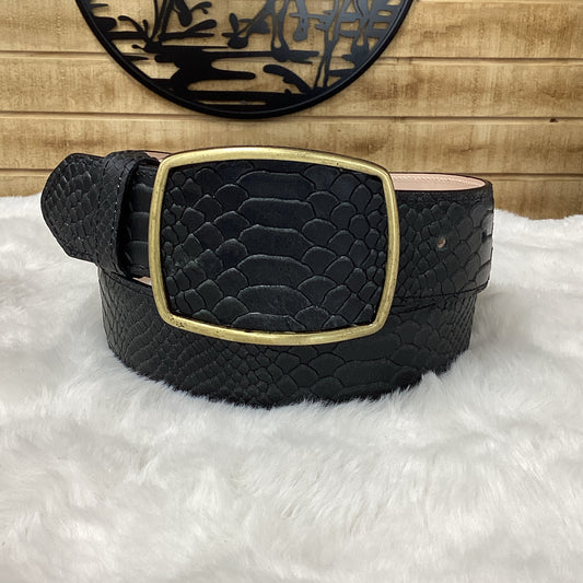 Denver Python Print Belt - Black