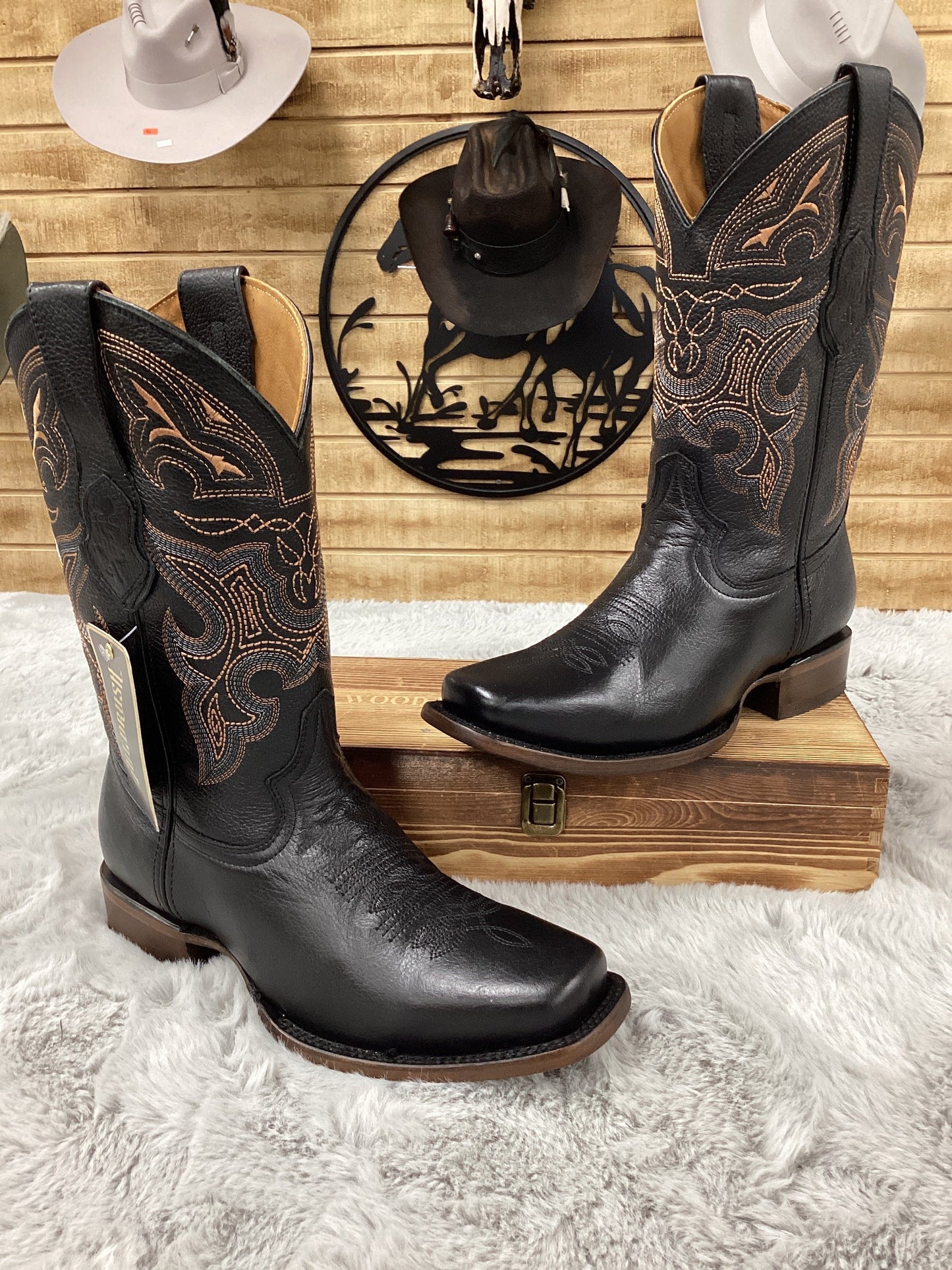 Goldrush Mens Kenya Cuero Boot - Black 047