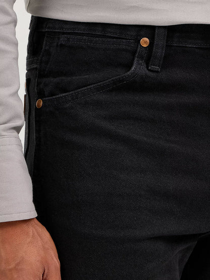 Wrangler Mens Cowboy Cut Slim Fit (Shadow Black)