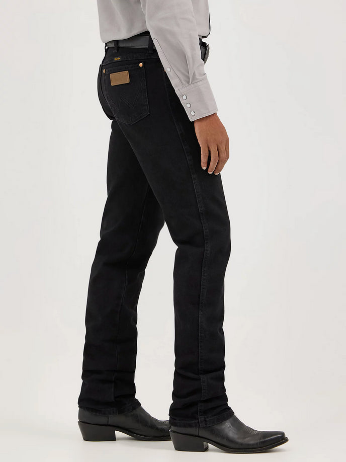 Wrangler Mens Cowboy Cut Slim Fit (Shadow Black)