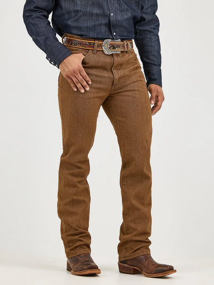Wrangler Mens Cowboy Cut Slim Fit Jean (Black Whiskey)