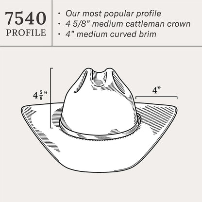 Stetson 4X Corral Felt Hat - Silversand