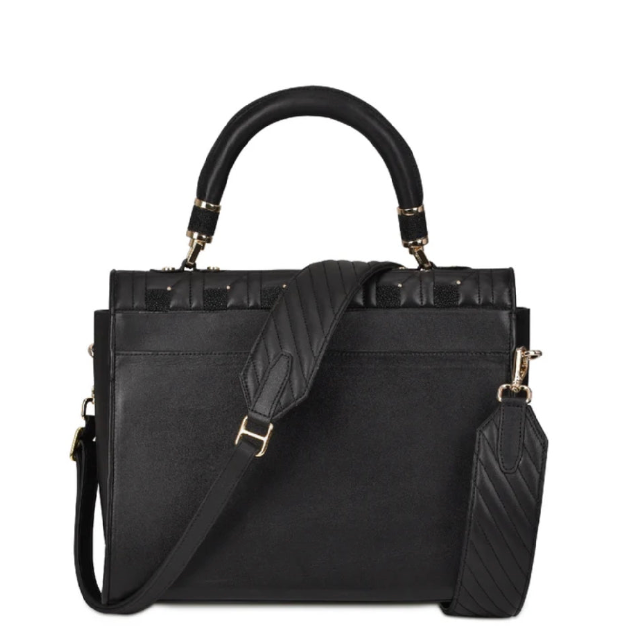 Cuadra Womens Handbag with Genuine Stingray Leather with Crystals