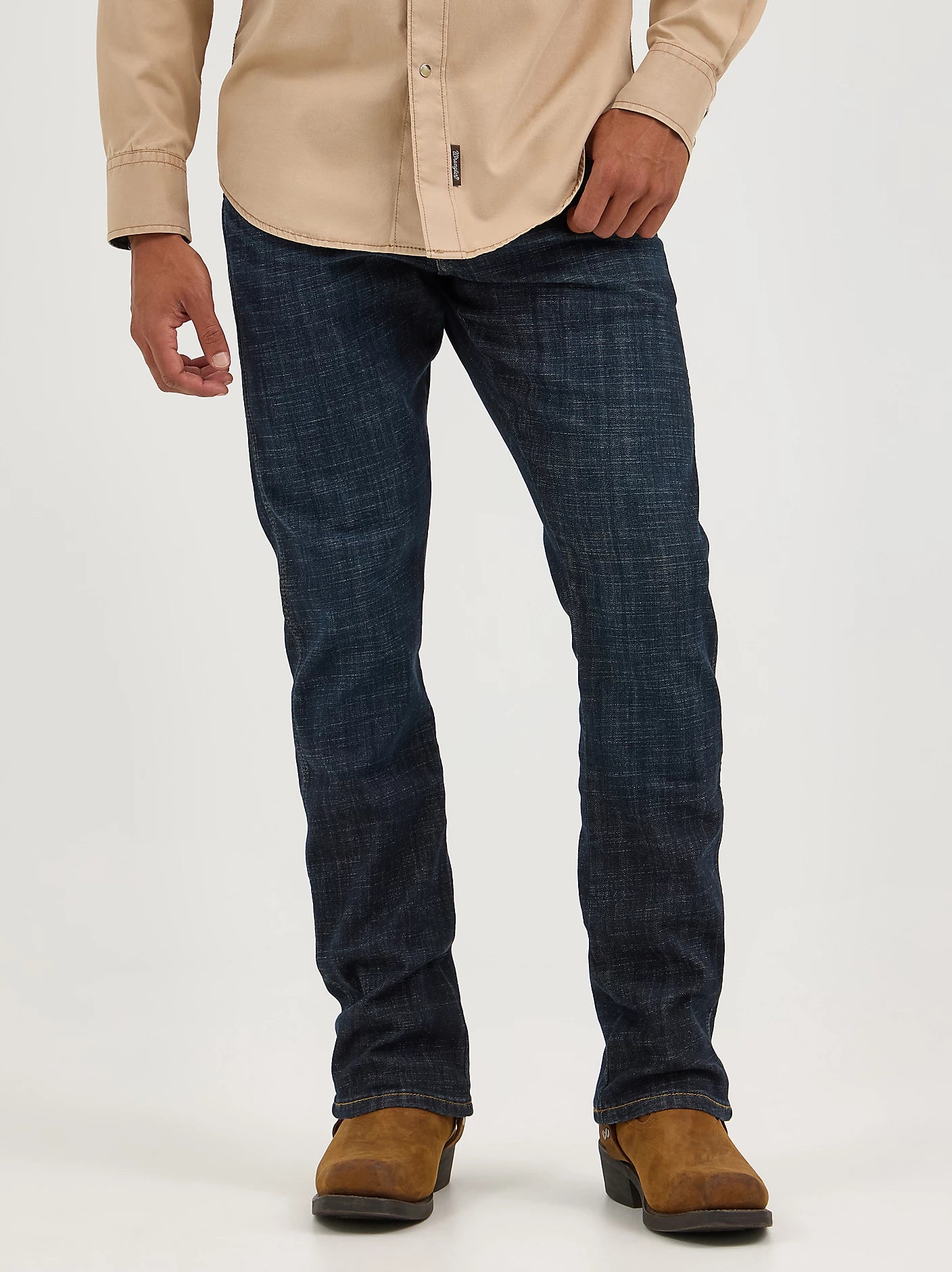 Wrangler Mens Retro Slim Fit Bootcut Jean - Dax