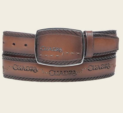 Cuadra Mens Bovine Dress Belt - Durango Honey BC403