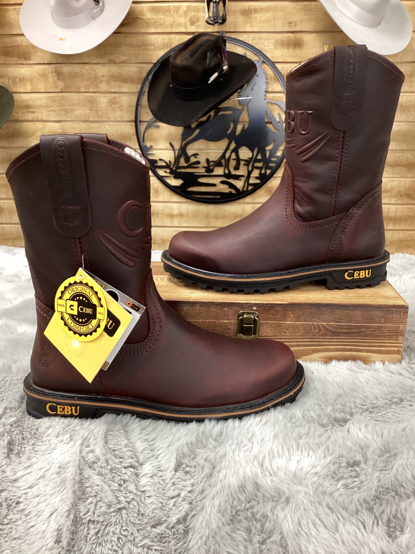 Cebu STK Wellington Work Boot (Shedron)