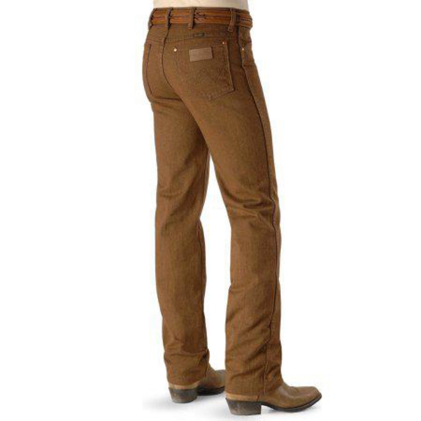 Wrangler Mens Cowboy Cut Slim Fit Jean (Black Whiskey)