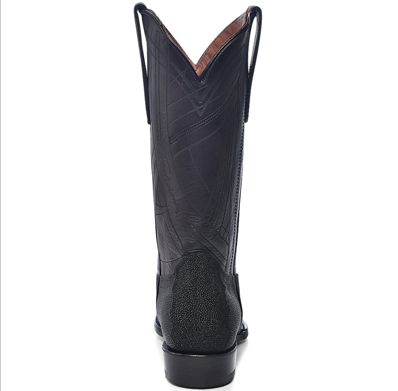 Cuadra Mens Stingray Boot Snip Toe -Black CU844