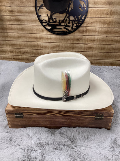 Cuernos Chuecos 150x Ranchera Shantung Hat