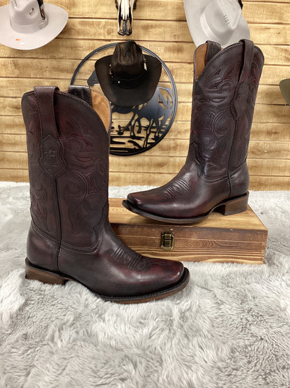 Goldrush Mens Rodeo Ariel Kenya Boot - Blackcherry 056