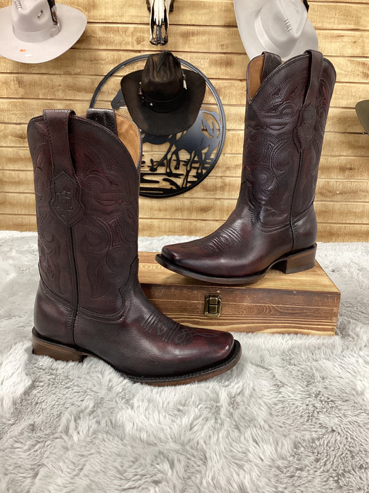 Goldrush Mens Rodeo Ariel Kenya Boot - Blackcherry 056