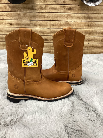 Cactus Mens Wellington Work Boot - Light brown 7850