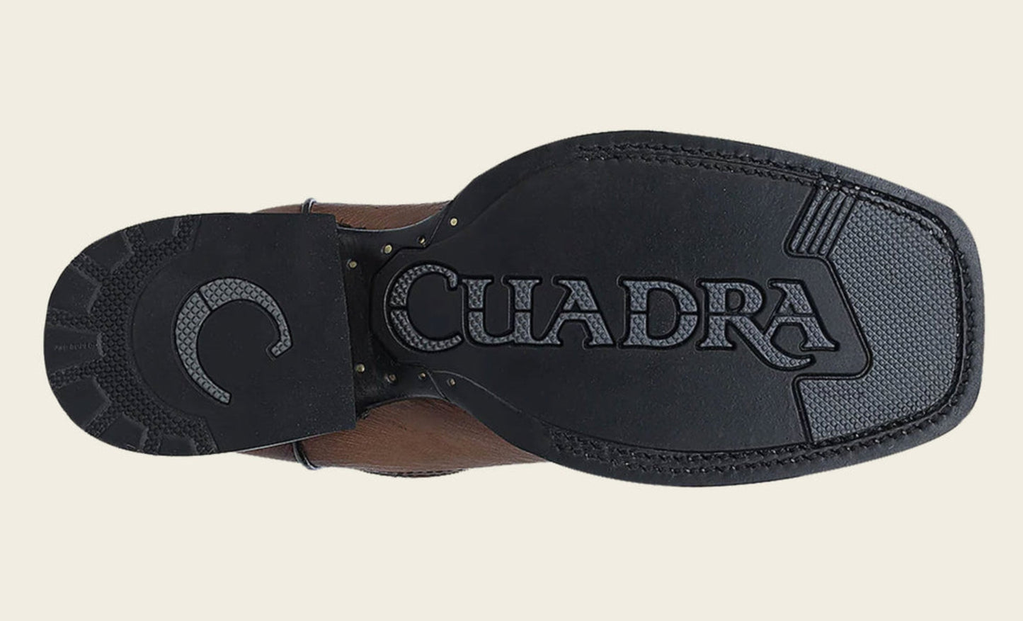 Cuadra Mens Ostrich Belly Rodeo Style Low Shaft Boot - Honey