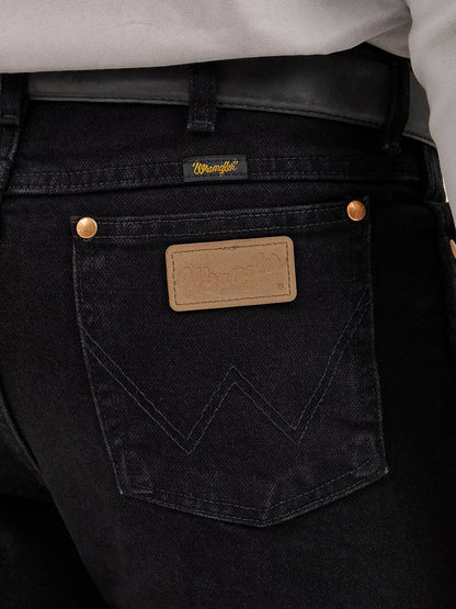 Wrangler Mens Cowboy Cut Slim Fit (Shadow Black)
