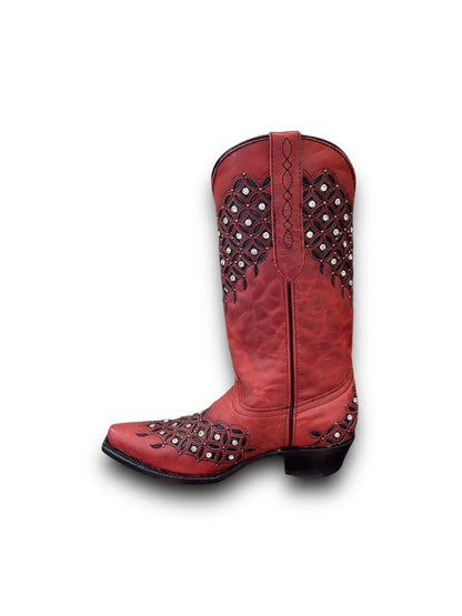 WildFlower WomenS Boot Siberia Retro Cristal (Red)