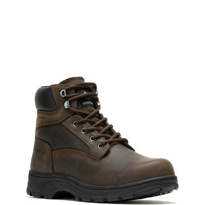Wolverine Men's Carlsbad Waterproof 6" Work Boot  - Dark Brown