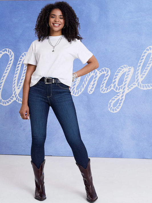 Wrangler Womens Bespoke High Rise Skinny Jeans - Rae