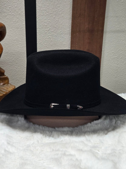 White Diamond 100x Sinaloa Wool Felt Hat - Black Chocolate
