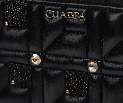 Cuadra Womens Stingray w/ Crystals Handbag