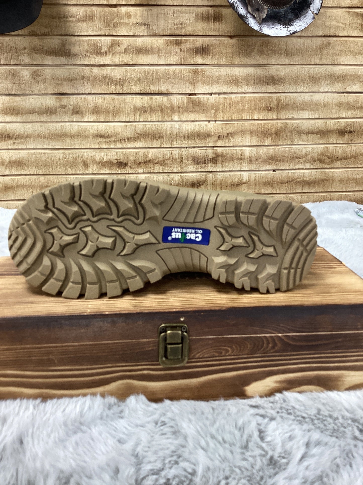 Cactus Mens Water Proof Work Boot - Sand WP822