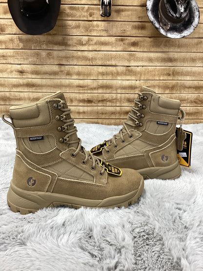 Cactus Mens Water Proof Work Boot - Sand WP822