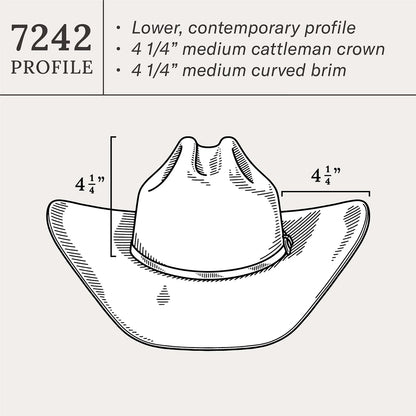 Stetson 4X Duncan Felt Hat - Black