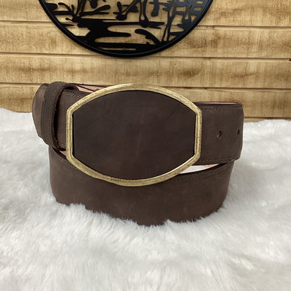 Denver Western Leather Belt - Brown