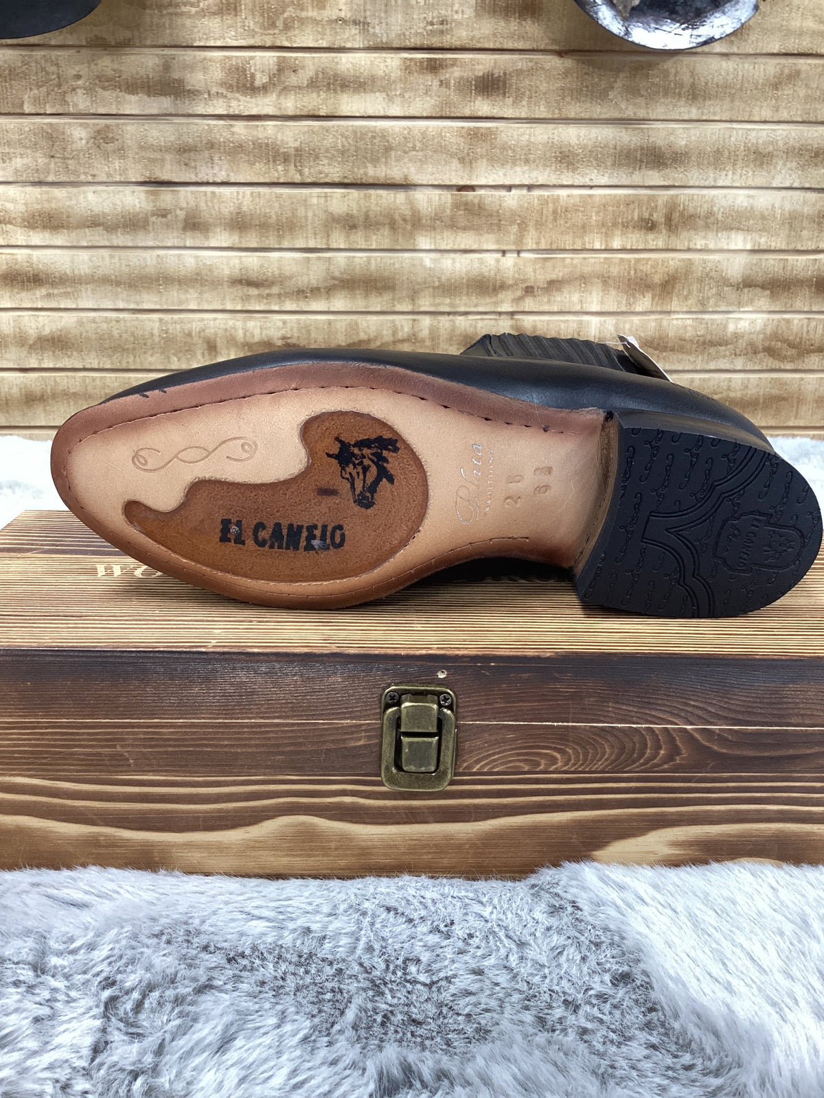 El Canelo Mens Charro Ankle Boot - Atlas Black