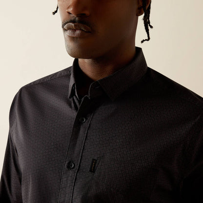 Ariat Mens Michael Modern Fit Shirt - Black