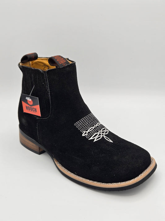 Hooch Kids Black Suede Boots – The Rancher Brand