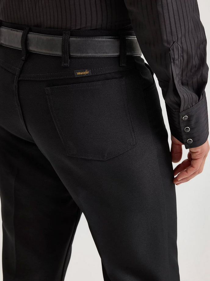 Wrangler Mens Wrancher Dress Jean -Black