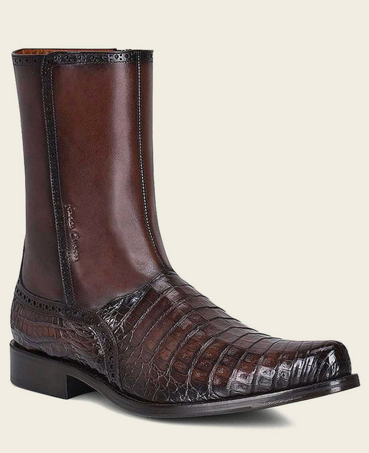 Franco Cuadra Mens Caimán Low Shaft Dress Boot - Brown