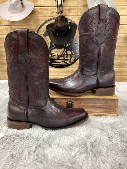 Goldrush Mens Rodeo Ariel Kenya Boot - Blackcherry 056