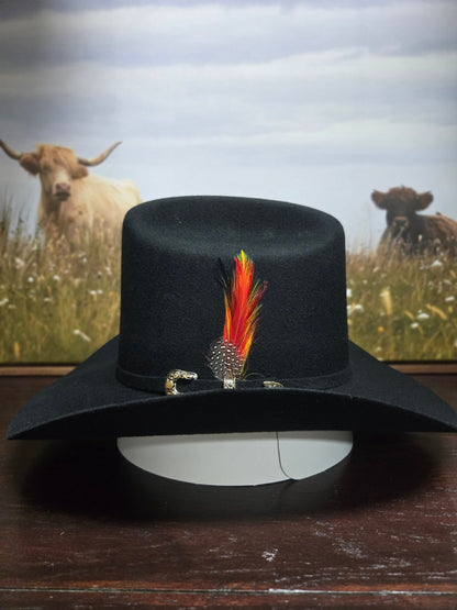 Tombstone 20x El Viejonon Wool Felt Hat - Black