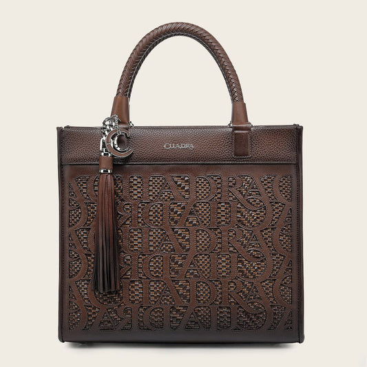 Cuadra Womens Brown Laser Bag
